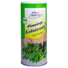 Himalajų druska su žolelėmis, smulki, ekologiška (160 g)